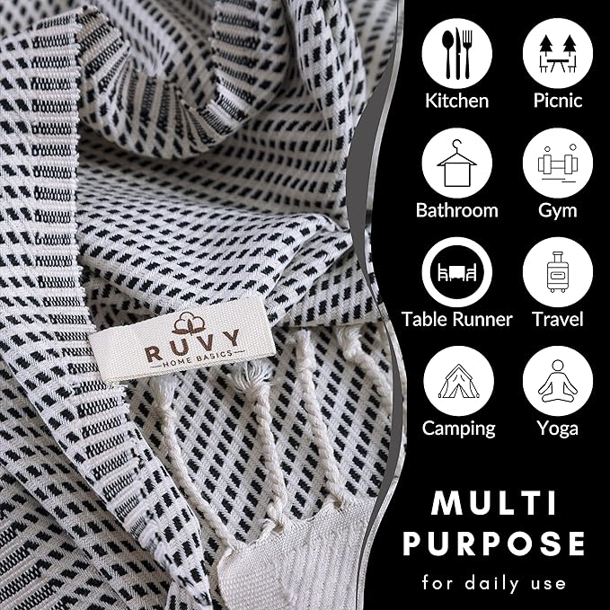 Ruvy Home Basics Turkish Hand Towels - Image 4
