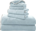 TENSTARS Microfiber Coral Velvet Luxury Silk Hemming Towel Set by TENSTARS