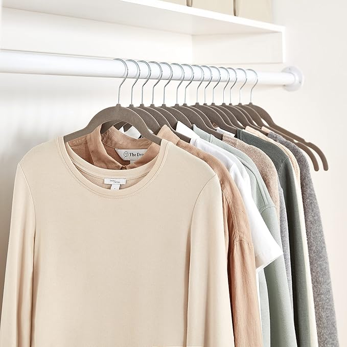 Amazon Basics Slim, Non-Slip Shirt Clothes Hangers - Image 2