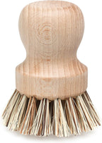 REDECKER Natural Fiber Bristle Pot Brush, Untreated Beechwood Handle, by Redecker