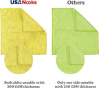 USANOOKS Microfiber Cleaning Cloth Yellow - Image 3