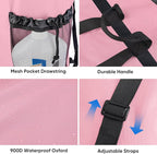 BALEINE 2PK 120L Laundry Bag Backpack, 900D Oxford Fabric Large Travel Laundry - Image 5