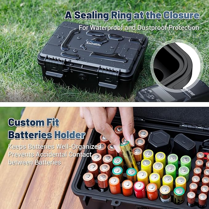 Hard Shell Battery Organizer Holder - Image 6