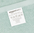 Amazon Basics Washcloth for Bathroom, 100% Cotton Extra Absorbent, Fast Drying - Image 6