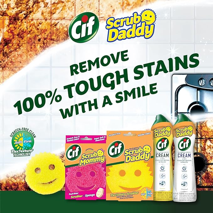 Scrub Daddy Cif Cream All Purpose Cleaner, Lemon - Image 2