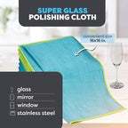 SCRUBIT Microfiber Cloths for Glass – Lint Free Window Cleaning Cloth for - Image 6