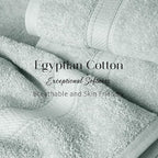SUPERIOR Egyptian Cotton Pile 6 Piece Towel Set, Includes 2 Bath, 2 Hand - Image 5