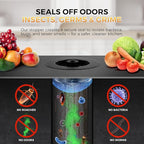 3-in-1 Kitchen Sink Strainer & Stopper, Matte Black Pop Up Drain Filter – - Image 5