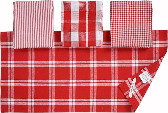 LANE LINEN 100% Cotton Kitchen Dish Cloths, Ultra Soft Absorbent Quick Drying - Image 4