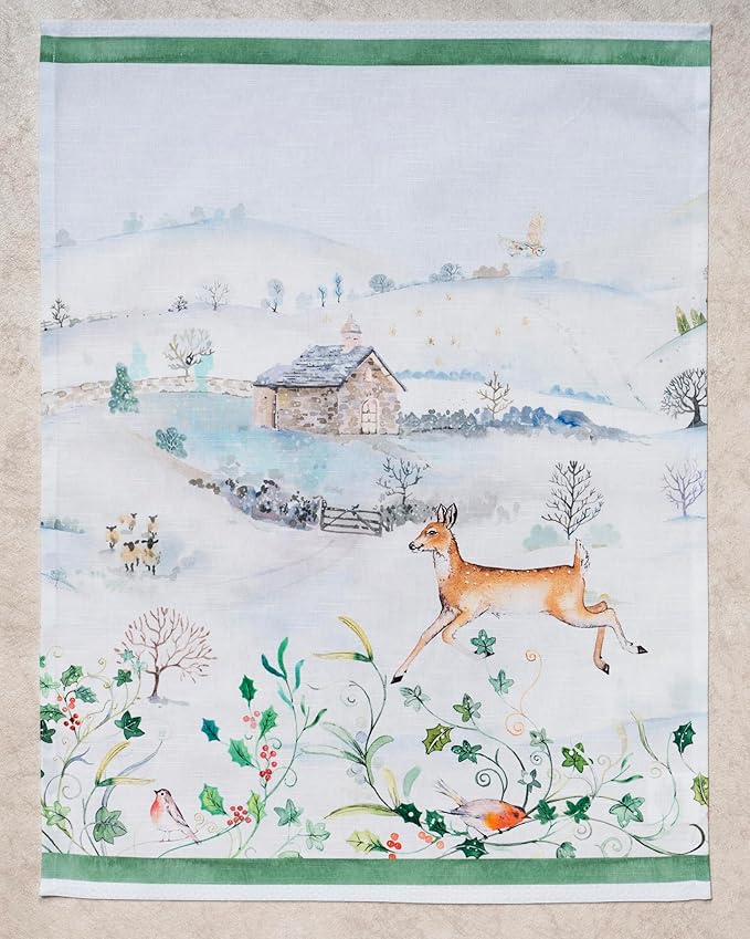 Maison d'Hermine Kitchen Towels Set of 3 100% Cotton 27.50" x 20" Reusable - Image 2