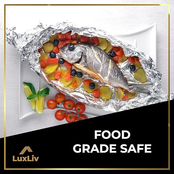 Extra Wide Aluminum Foil Roll Heavy Duty – 18in x 131ft Length 20 Micron thick - Image 9