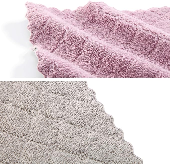 Hypermotion Microfiber Cleaning Cloth, Kitchen Towels, Double-Sided Microfiber - Image 5