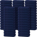 Tens Towels Pack of 60 Washcloths, 12 x 12 Inches, Lighter Weight, Quick to Dry by TensTowels