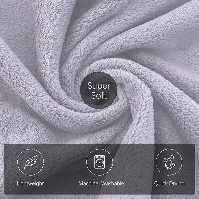 TENSTARS Silk Hemming Bath Towels - Image 7
