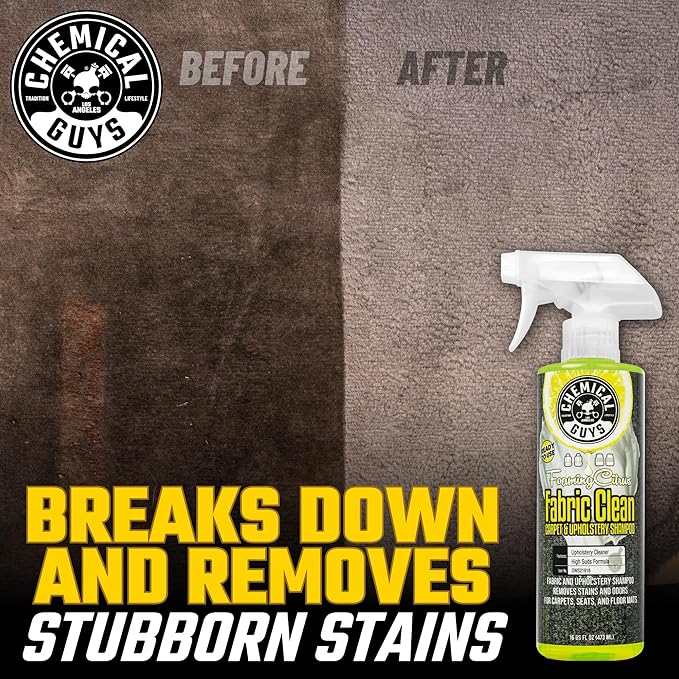 Chemical Guys Sprayable Citrus Fabric Clean Carpet & Upholstery Cleaner - Image 7