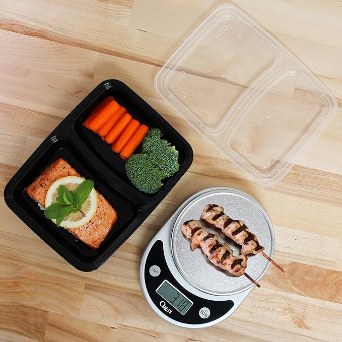 Freshware Meal Prep Containers 2 Compartment - Image 5