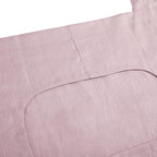 Amazhiyu 100% Linen Door Hanging Laundry Hamper Bag, 19x27 Inches Pink - Image 3