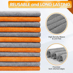 FIXSMITH Microfiber Cleaning Cloth -Pack of 12, Highly Absorbent Cleaning Rags - Image 3