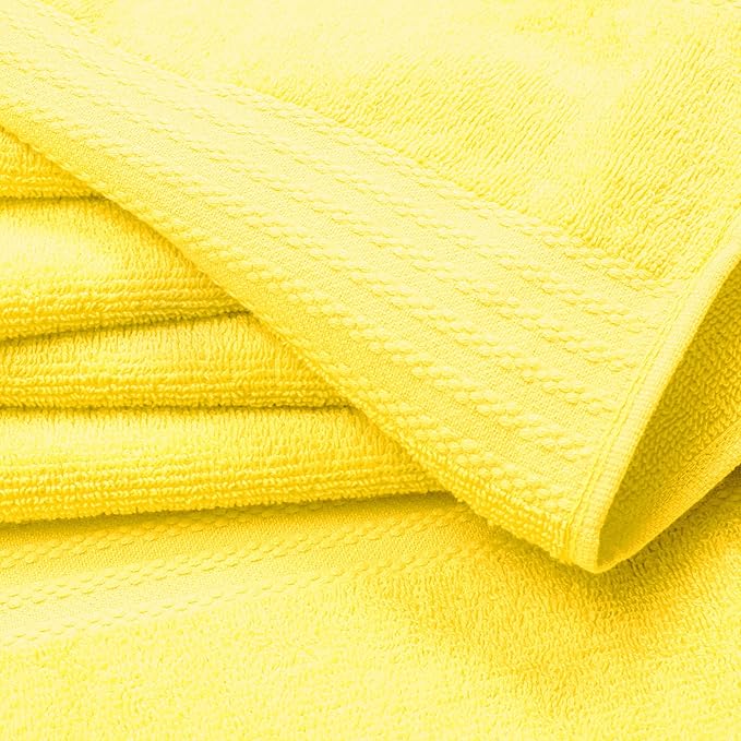 GLAMBURG Premium Cotton 4 Pack Bath Towel Set - Image 2
