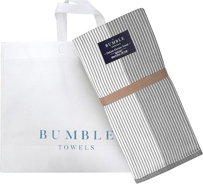 Premium Kitchen Towels | Large Cotton Dish Towels | Flat & Terry Highly - Image 5