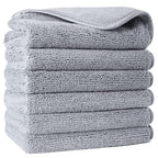 POLYTE Premium Lint Free Microfiber Washcloth Face Towel, 13 x 13 in by Polyte