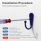 15-Pack Coat Hooks with 30 Screws | Heavy Duty Wall Mounted - Image 6