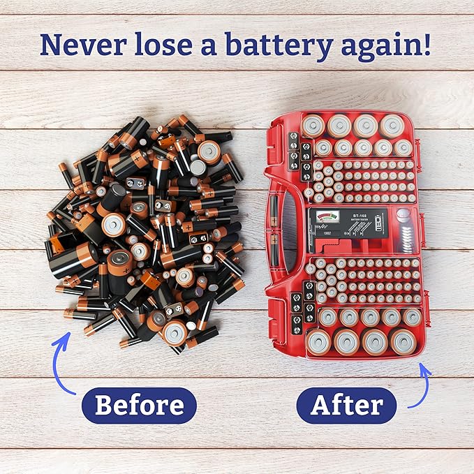 Battery Organizer Storage Case - Image 3