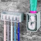 5 Slots Wall Mount Toothbrush Holder by LUEXBOX