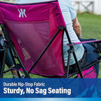 Kijaro Dual Lock Portable Camping Chairs - Enjoy the Outdoors with a Versatile Folding Chair, Sports Chair, Outdoor Chair & Lawn Chair - Dual Lock Feature Locks Position – Jasper Green - Image 12