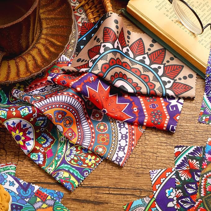 24 Pcs Mandala Eyeglasses Cleaning Cloths Microfiber Lens Cleaning Cloths Soft - Image 4