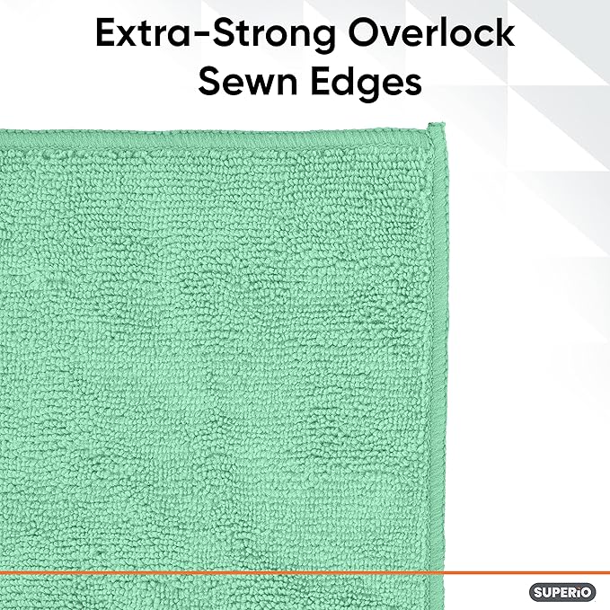 Superio Microfiber Squeegee Mopping Towel Extra Large Miracle Cloth Streak Free - Image 3