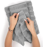 American Soft Linen Luxury 6 Piece Towel Set, 2 Bath Towels 2 Hand Towel 2 - Image 6