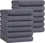 Homaxy 100% Cotton Waffle Weave Kitchen Dish Towels, Ultra Soft Absorbent Quick by Homaxy