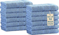 Casa Platino Blue Wash Cloths by CasaPlatino