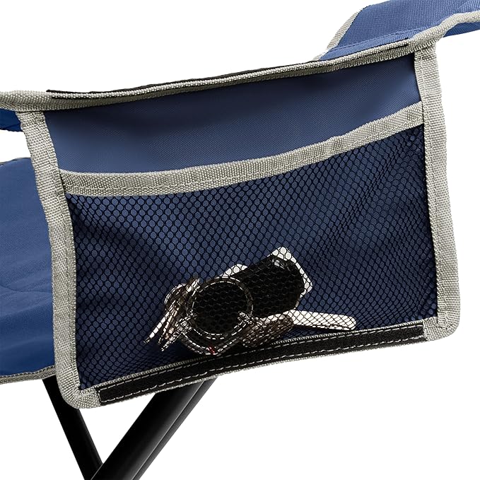 Coleman Big-N-Tall Camping Chair with Cup Holder & Side Pocket, Water-Resistant XL Outdoor Seat Supports up to 600 lbs, Great for Camping, Tailgating, Firepits, Patio, & More - Image 4