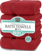 Utopia Towels 4 Pack Premium Bath Towels Set, 27 by 54 Inches, 100% Ring Spun by UTOPIATOWELS