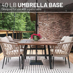 US Weight 40 Pound Umbrella Base - Weighted Umbrella base For Use With Patio Table – Heavy Duty Base- Made in the USA - Image 2