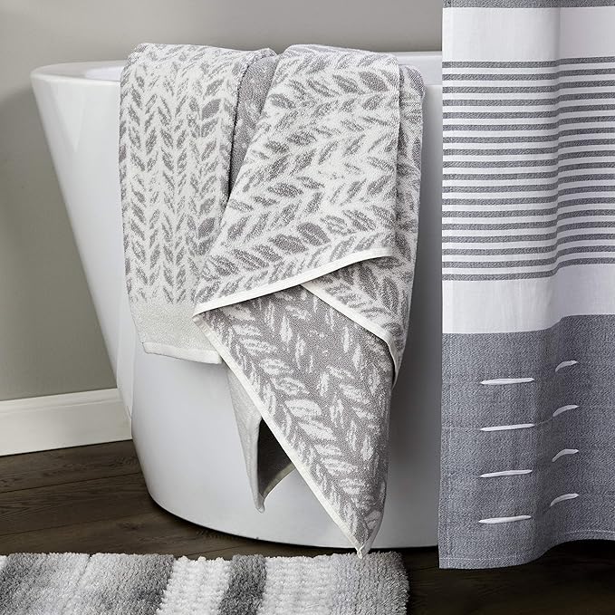 SKL Home Distressed Leaves 100% Turkish Cotton Premium 2-Piece Hand Towel Set - Image 6