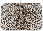 Brown Leopard Print Drying Mat 18x24 Inches by OFIRD