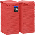 HOMERHYME Shop Towels Rags, 100 Pack Microfiber Cleaning Cloth Bulk Absorbent by HOMERHYME