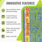 Wet-It Skrubba Non-Scratch Scouring Pad – European Scrubby Sponge - Image 2