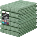 Homaxy Premium Cotton Kitchen Towels 16"x 28", Large Natural Ring Spun 390 GSM by Homaxy