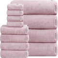SEMAXE 12-Piece Family Bathroom Towel Set by SEMAXE
