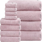 SEMAXE 12-Piece Family Bathroom Towel Set by SEMAXE