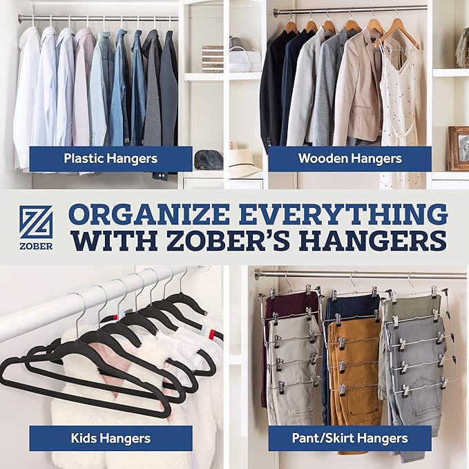 Zober Non-Slip Pants Hangers - Image 9