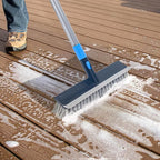KeFanta Deck Brush with Long Handle, 2 in 1 Floor Scrub Brush - Image 4