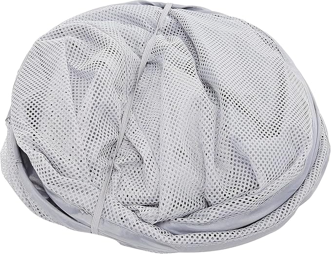 Whitmor Mesh Popup Laundry Hamper 3 Compartment Sortable Horizontal Collapsible - Image 5