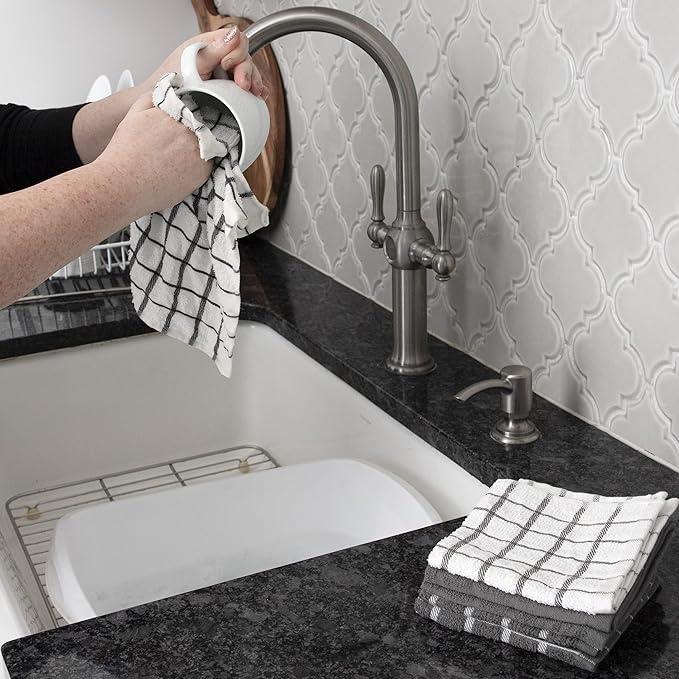 Ritz Premium 3-Pack Kitchen Towel & 6-Pack Dish Cloth Set - Image 5
