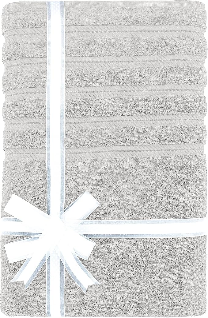 American Soft Linen 35x70 Jumbo Large Bath Towel, 600 GSM 100% Cotton Turkish - Image 3