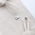Amazhiyu Pure Linen Over The Door Laundry Hanging Hamper Bag - Image 5